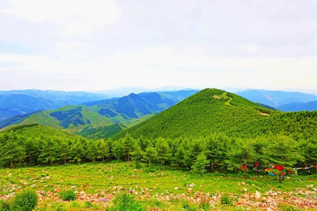 ● 五台县所在的山西忻州市元代诗人元好问有诗：山云吞吐翠微中，淡绿深青一万重。供图/图虫创意